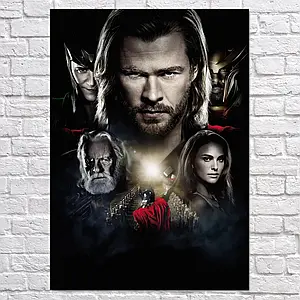 Плакат "Тор, Царство темряви, Thor, Dark World", 60×43см