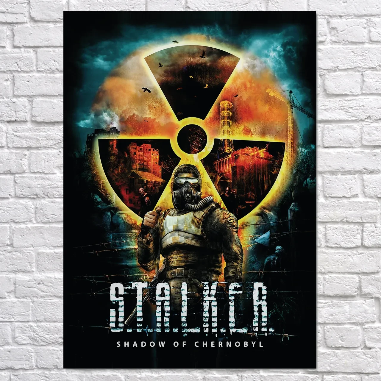 Плакат "Сталкер, класичний постер гри, Stalker", 60×43см