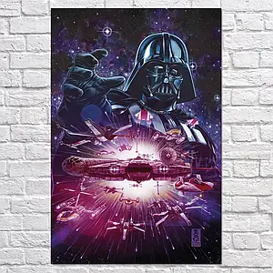 Плакат "Дарт Вейдер, Зоряні Війни, Darth Vader, Star Wars", 60×40см