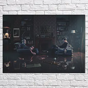 Плакат "Шерлок, Sherlock, Not a game anymore", 43×60см