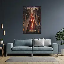 Плакат "Флеш, Спалах на дорозі, Flash", 60×40см, фото 3