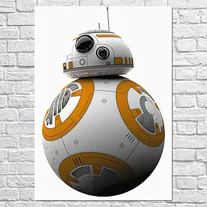 Плакат "Зоряні Війни, дроїд BB-8, Star Wars, BB8", 60×43см
