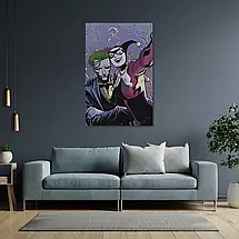 Плакат "Харлі Квін та Джокер, Joker and Harley Quinn", 60×39см, фото 3