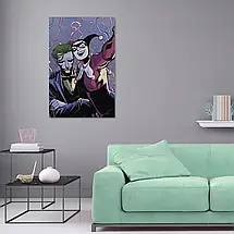 Плакат "Харлі Квін та Джокер, Joker and Harley Quinn", 60×39см, фото 2