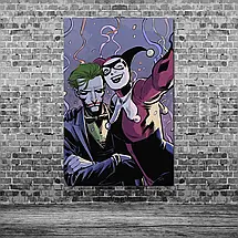 Плакат "Харлі Квін та Джокер, Joker and Harley Quinn", 60×39см, фото 3