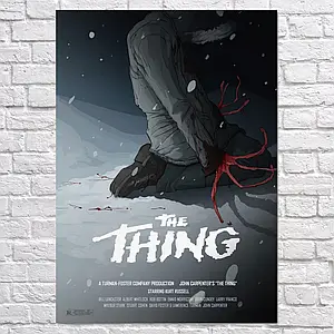 Плакат "Щось, The Thing (1982)", 60×43см