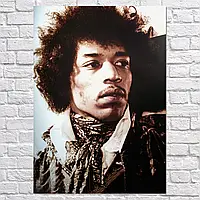 Плакат "Джимми Хендрикс, Jimi Hendrix", 60×43см