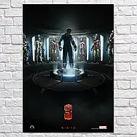 Плакат "Залізна людина 3, вибір броні, Iron Man 3 (2013)", 60×43см