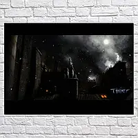 Плакат "Вор: Тёмный Проект, Гаррет, Thief: The Dark Project (1998)", 43×60см