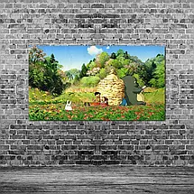 Плакат "Мій сусід Тоторо, Міядзакі Хаяо, Totoro (1988)", 33×60см, фото 3