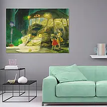 Плакат "Мій сусід Тоторо, Міядзакі Хаяо, Totoro (1988)", 43×60см, фото 2