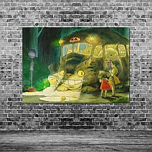 Плакат "Мій сусід Тоторо, Міядзакі Хаяо, Totoro (1988)", 43×60см, фото 3