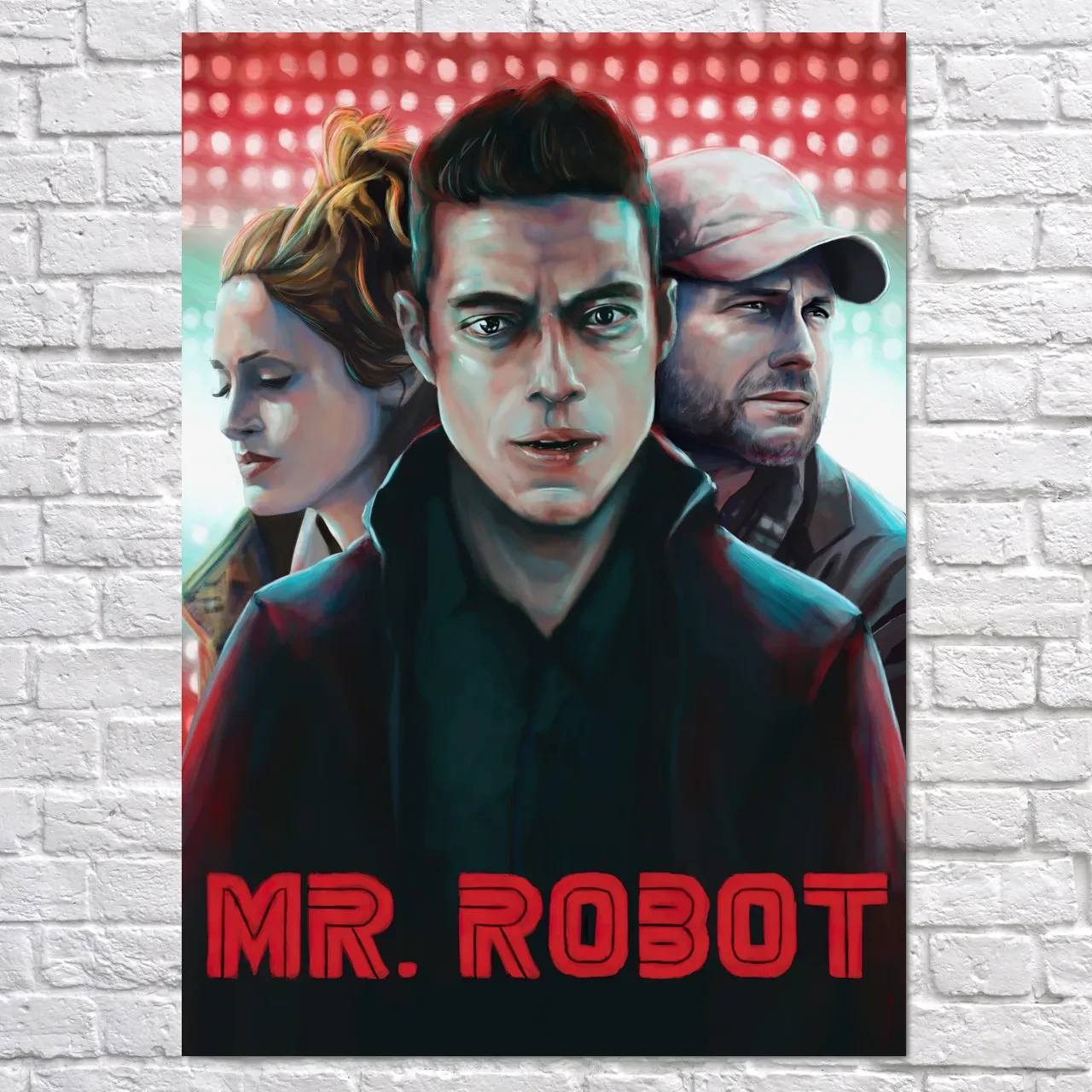 Плакат "Пан Робот, Mr.Robot", 60×43см