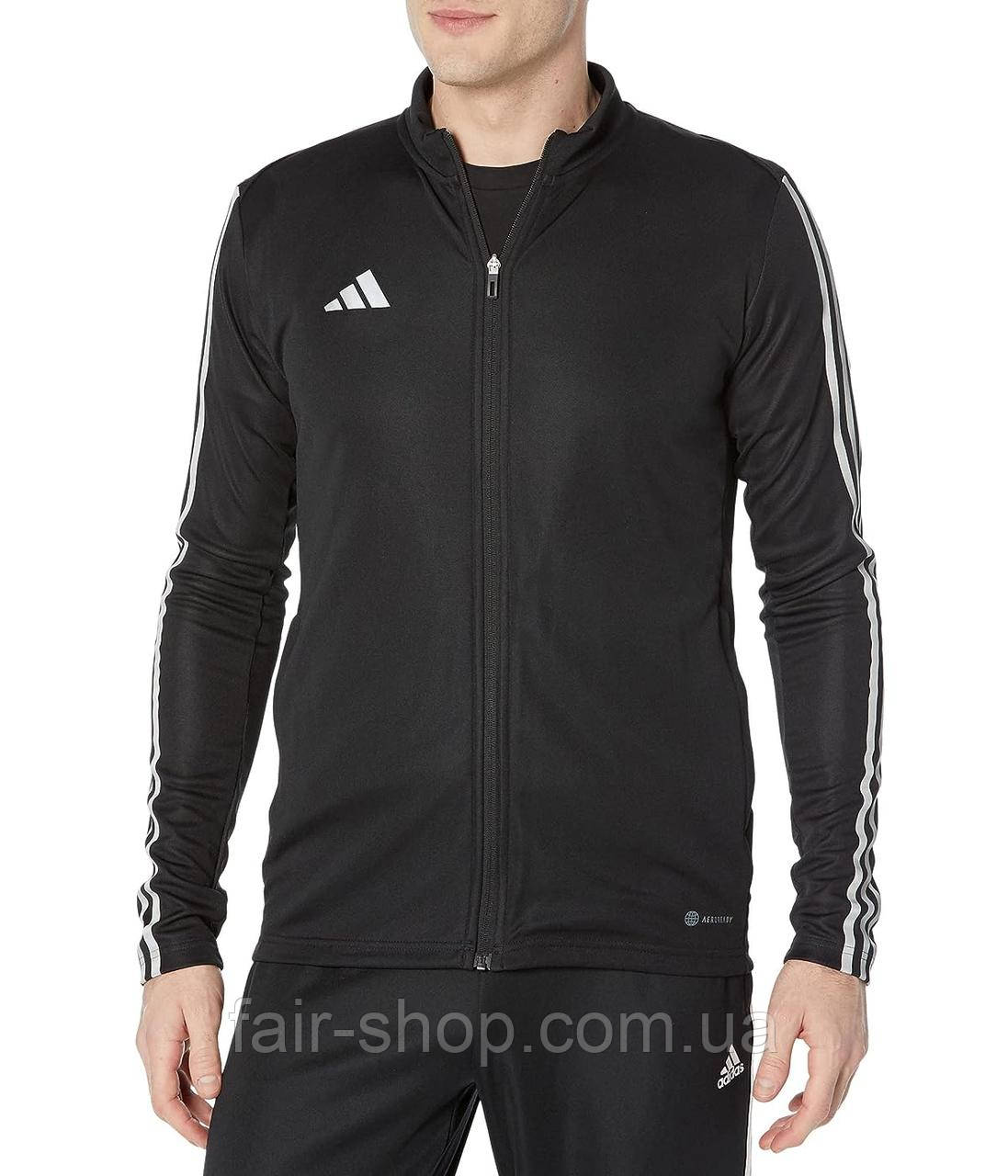 Adidas Tiro 23 Training Jacket Black Reflective Silver