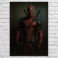 Плакат "Дэдпул, Deadpool", 60×43см