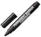 Маркер перманентний круглий 2,5 мм., 8566, стержень чорний. CENTROPEN, фото 2