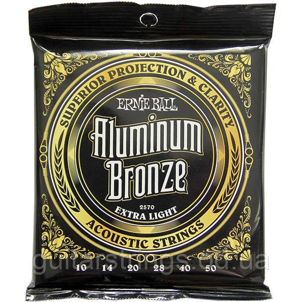 Струни Ernie Ball 2570 Aluminum Bronze Extra Light 10-50