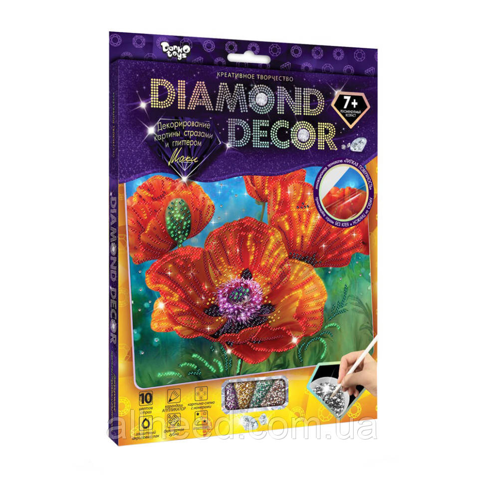 Набір креативної творчості Макі DD-01-04 "DIAMOND DECOR", фото 1