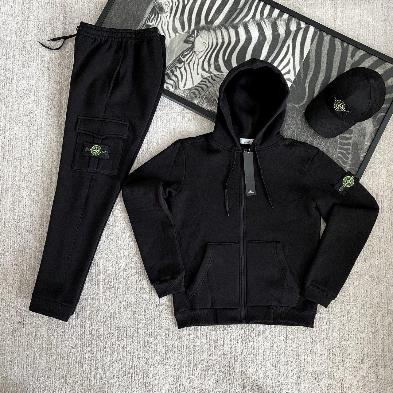 Теплий чоловічий спортивний костюм Stone Island (NF-782)