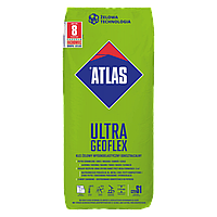 Клей для плитки гелевий ATLAS ULTRA GEOFLEX (Деформуючий) (Клас S1 для плит 90*90/120*20) 25 кг(48)