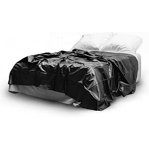 Простирадло поліуретанове Vinyl Sheet чорна, 200*231