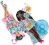 Лялька Барбі Кен Екстра Подорож Відпочинок на пляжі Barbie Extra Fly Ken Travel Doll, фото 5