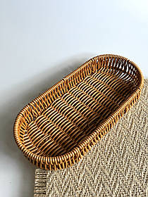 Плетений овальний кошик  Helios коричневий (7306)