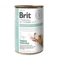 Brit Grain Free VetDiets Struvite Turkey with Pea 400 г дієтичні беззернові консерви з індичкою та горохом