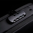 Сумка через плече з кодовим замком (31х17см), 6995, Синій із золотистим / Водонепроникна сумка-рюкзак, фото 5