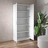 Шафа з полицями, в спальню, в дитячу, в офіс, 2-х дверна шафа для зберігання M-35, фото 3