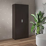 Шафа з полицями, в спальню, в дитячу, в офіс, 2-х дверна шафа для зберігання M-35, фото 4