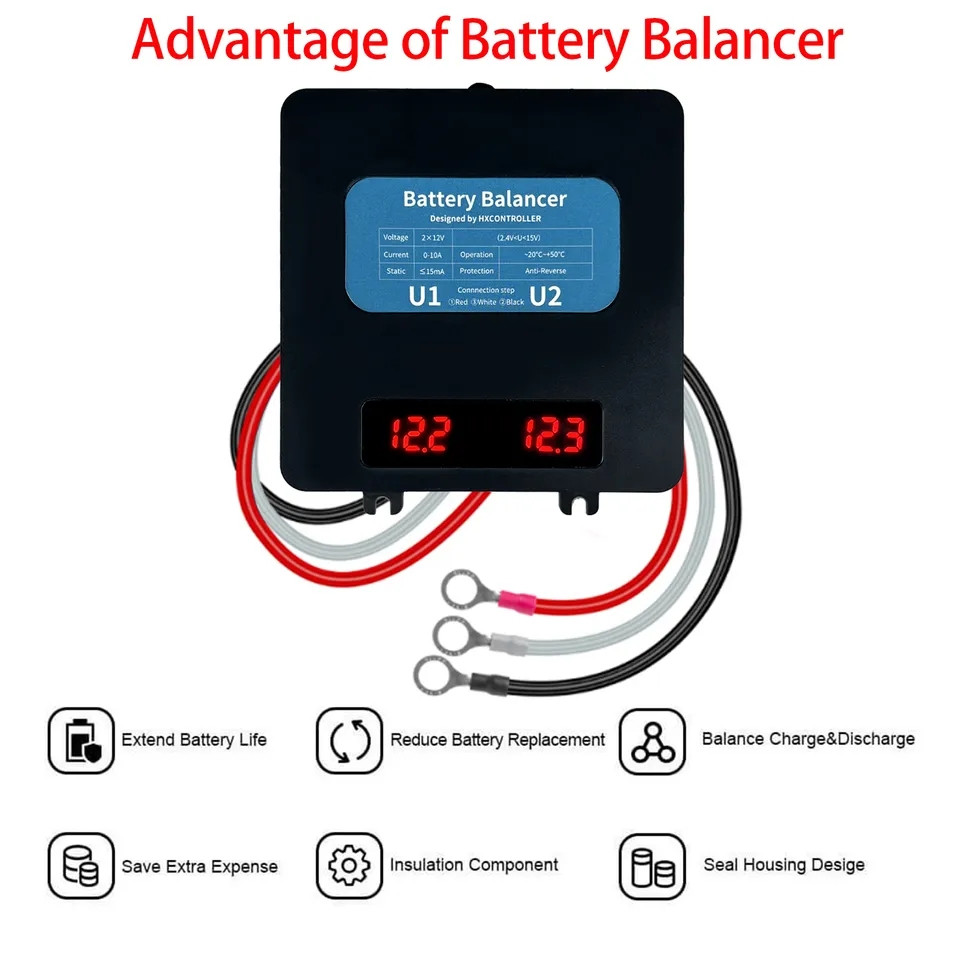 Балансир АКБ Battery Equalizer Designet by NXController (з індикацією)