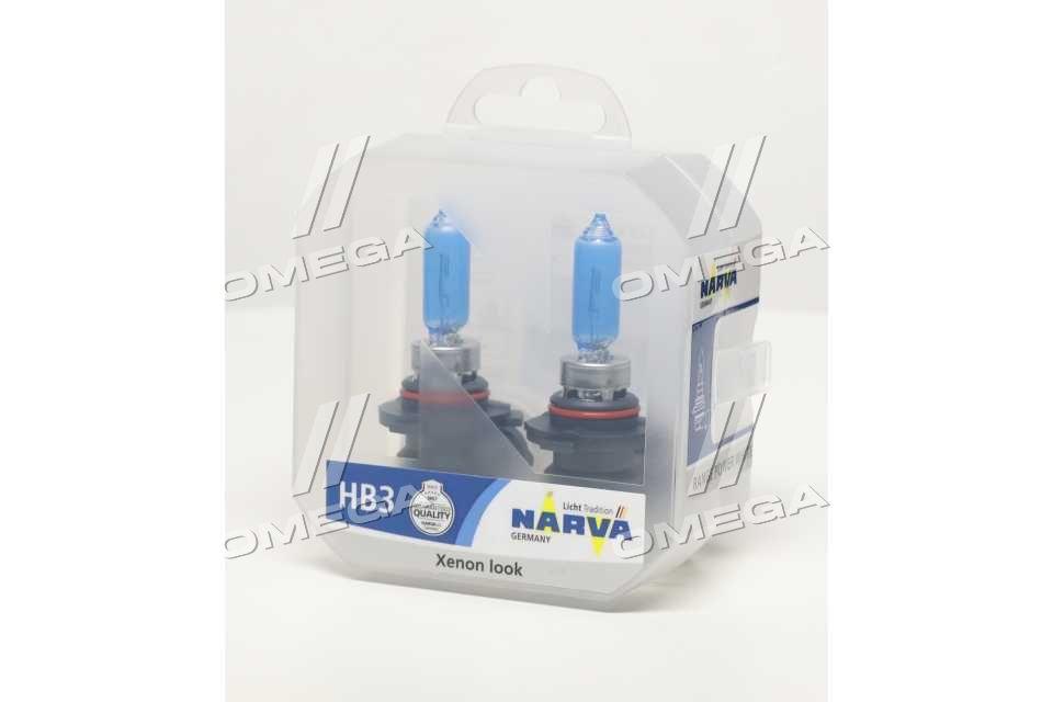 Лампа розжарювання TWIN SET Hb3 12v 65w RANGE POWER WHITE (вир-во Narva) 48625S2 UA51
