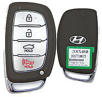 Ключ Hyundai Elantra 2014-2016, 95440-3X500 FCC ID: SY5MDFNA433 Smart Key 4 кнопки, id46 pcf7952, 433Mhz,