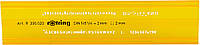 Буквенный Трафарет 2мм жёлт. DIN 1451
