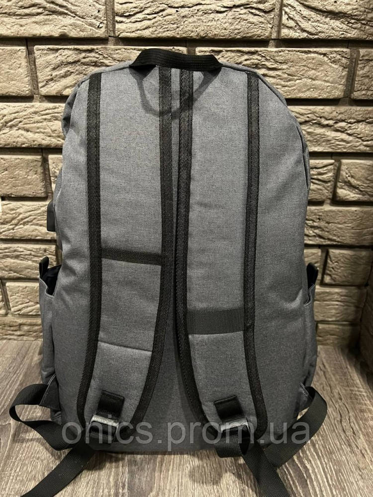 Рюкзак городской спортивный серый gray compact хорошее качество - фото 4 - id-p1946460017
