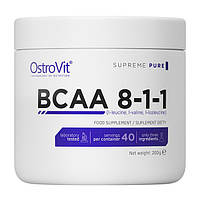 Аминокислоты ВСАА OstroVit BCAA 8-1-1 200 g без вкуса