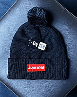 Шапка Supreme black хорошее качество