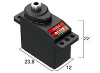 Сервопривод микро 12г BATAN D117F 2.5кг/0.12сек металл цифровой