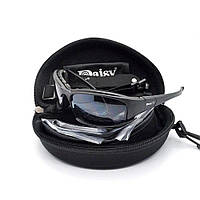 Тактичні окуляри чорні Daisy X7 зі змінними лінзами хорошее качество