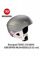Шолом гірськолижний Rossignol TOXIC 2.0 Wmn 52 см Сірий з рожевим RK2H405052 хорошее качество