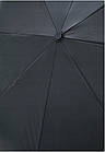 Чоловіча складана парасолька повний автомат з антивітер Malatec чорний, фото 9