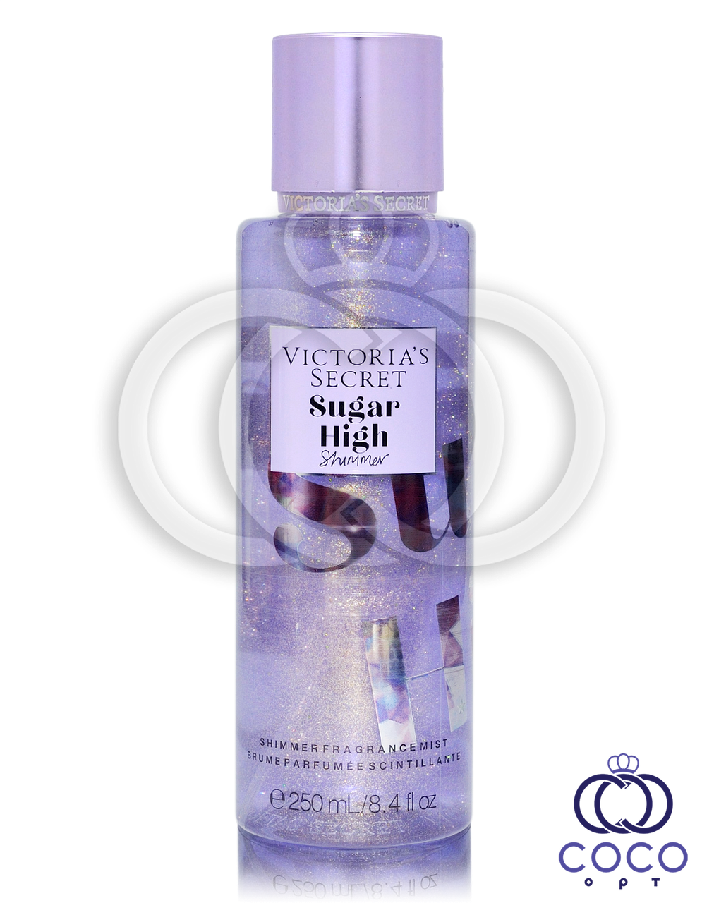 Парфумований міст для тіла Victoria's Secret Sugar High Fragrance із шимером 250 мл