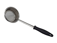 Сито друшляк маленьке кухонне кругле нержавіюча сталь з пластиковою ручкою D 9 cm L 30 cm FORKOPT