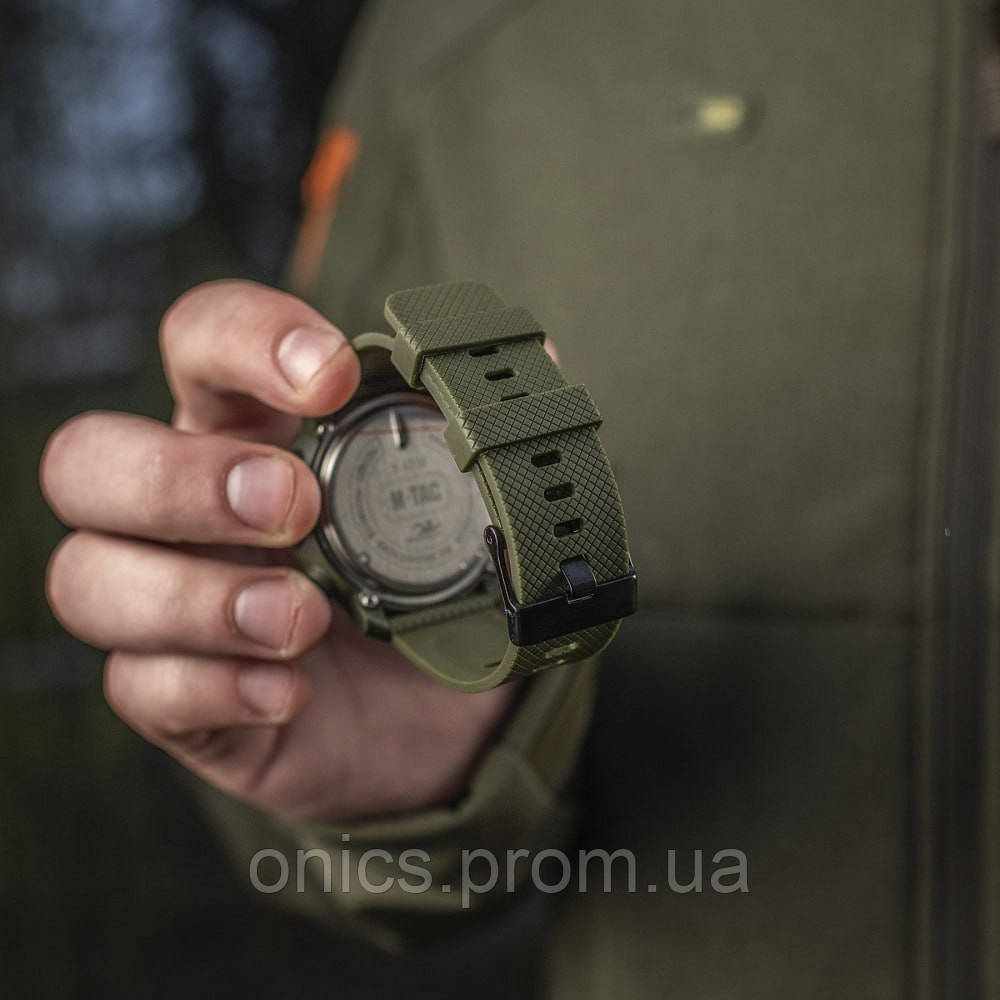 M-Tac годинник тактичний мультифункціональний Olive хорошее качество - фото 10 - id-p1946460326