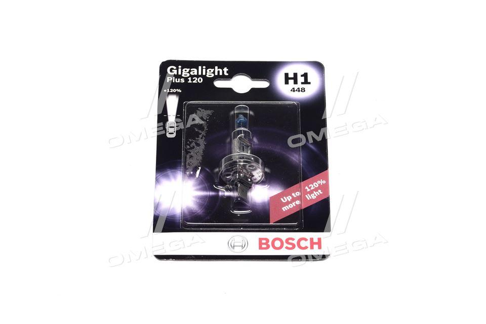 Лампа розжарювання H1 12V 55W GigaLight +120 (blister 1шт) ((вир-во Bosch) 1 987 301 108 UA51