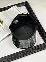 Кепка Fendi black yellow logo с018 хорошее качество