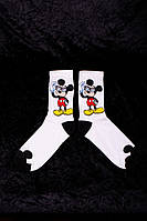 Шкарпетки Without Микки Маус 36-44 White хорошее качество