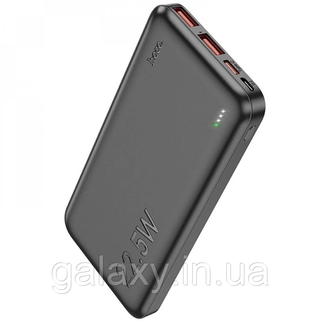 Повербанк Hoco 10000mAh 2хUSB/Type-C PD/QC 22.5W J101 Black