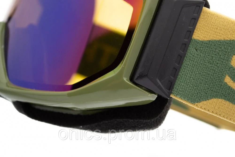 Маска гірськолижна Smith Scope Green Sol-X mirror Khaki хорошее качество - фото 1 - id-p1946470630